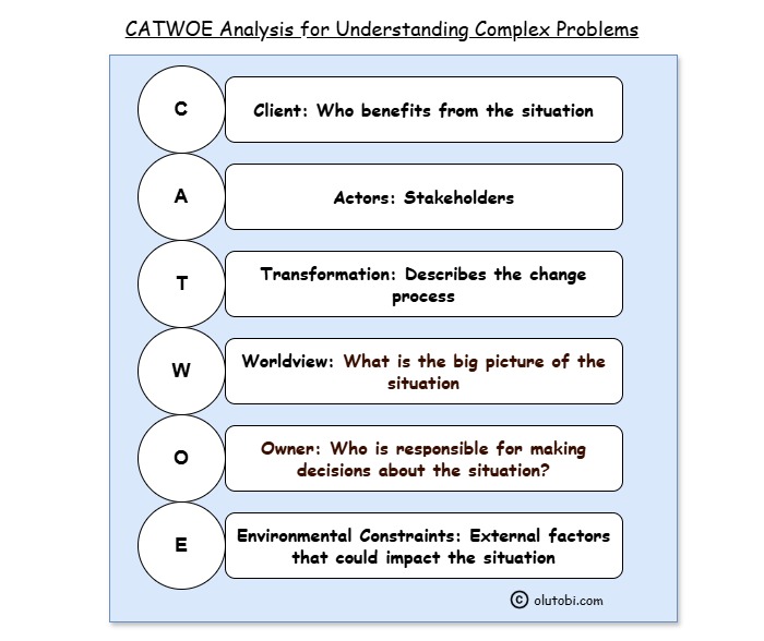 CATWOE diagram